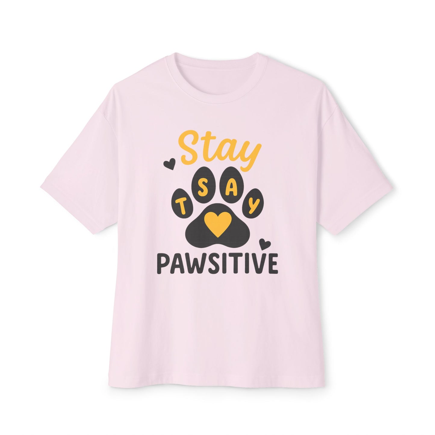 Purrfect Vibes Only T-Shirt – Funny Cat Lover Shirt for Pet Owners Unisex Oversized Boxy Tee