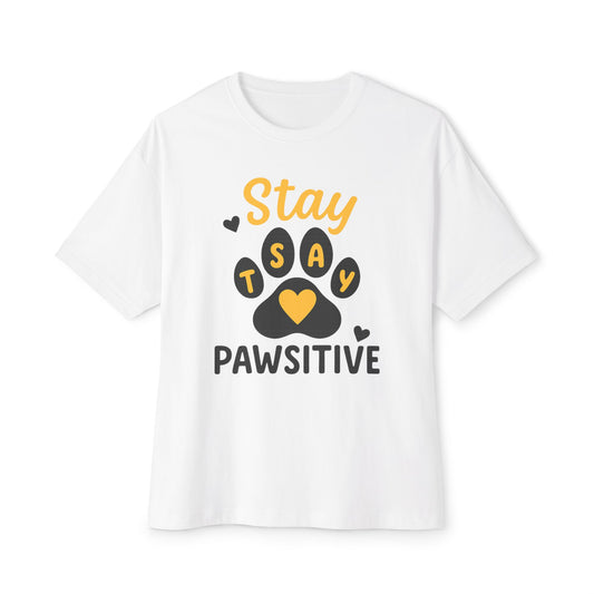 Purrfect Vibes Only T-Shirt – Funny Cat Lover Shirt for Pet Owners Unisex Oversized Boxy Tee